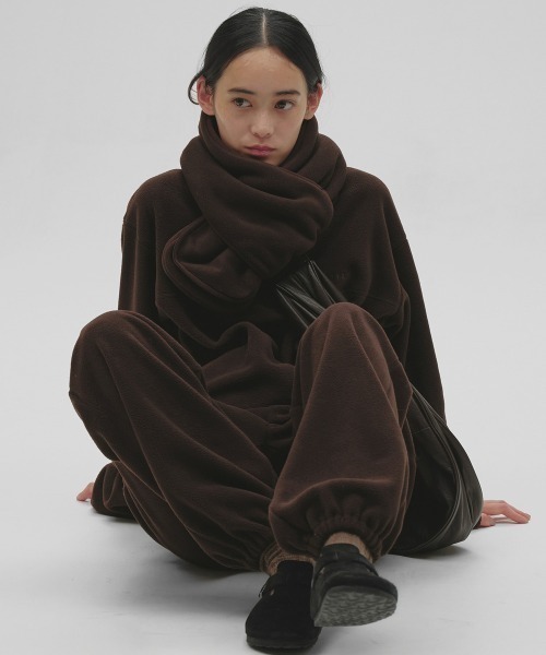 TODAYFUL(トゥデイフル)の「Easy Fleece Pants(スウェットパンツ・レディース・チャコールグレー/ブルー系その他/ダークブラウン・38inch/36inch)」の13枚目の写真