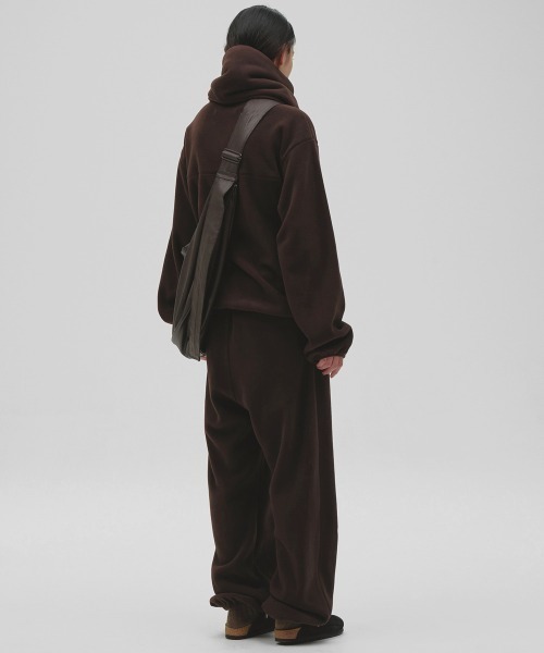 TODAYFUL(トゥデイフル)の「Easy Fleece Pants(スウェットパンツ・レディース・チャコールグレー/ブルー系その他/ダークブラウン・38inch/36inch)」の14枚目の写真