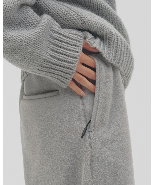 TODAYFUL(トゥデイフル)の「Easy Fleece Pants(スウェットパンツ・レディース・チャコールグレー/ブルー系その他/ダークブラウン・38inch/36inch)」の19枚目の写真
