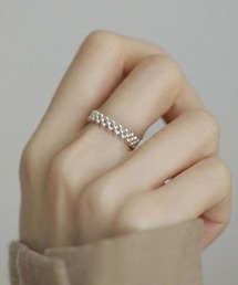 yu-ka | YU-KA:ドットレースオープンリング Dot lace open ring(リング)