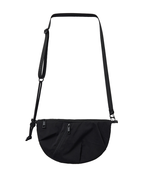 セール】Dumpling mini cross bag BLACK（メッセンジャーバッグ 