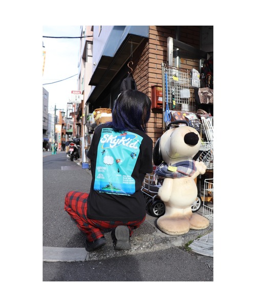 ハードコアチョコレート(ハードコアチョコレート)の「スカイキッド(宙返りブラック)(Tシャツ/カットソー・メンズ・ブラック・LARGE/X-LARGE/XX-LARGE)」の6枚目の写真