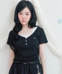 OLIVE des OLIVE | Milky Star フードTシャツ(Tシャツ/カットソー)