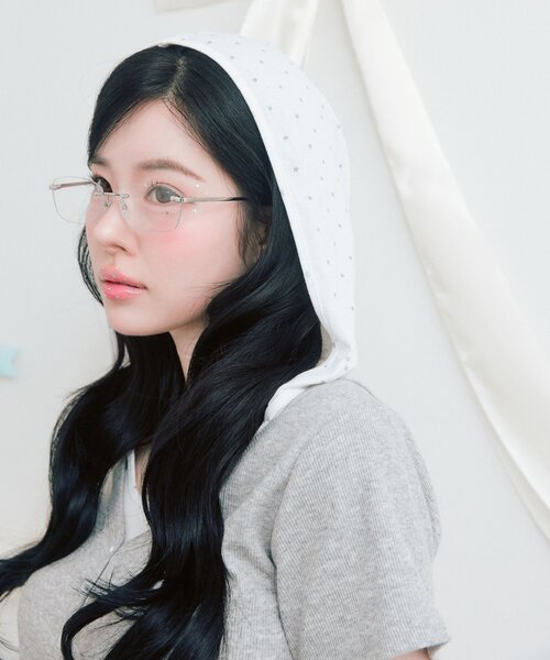 OLIVE des OLIVE(オリーブデオリーブ)の「Milky Star フードTシャツ(Tシャツ/カットソー・レディース・トップグレー/サックスブルー/ブラック・FREE)」の12枚目の写真