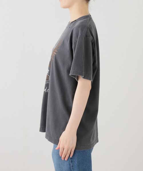 plage(プラージュ)の「EAGLE PRINT TEE(Tシャツ/カットソー・レディース・ベージュ/ブラック・FREE)」の18枚目の写真