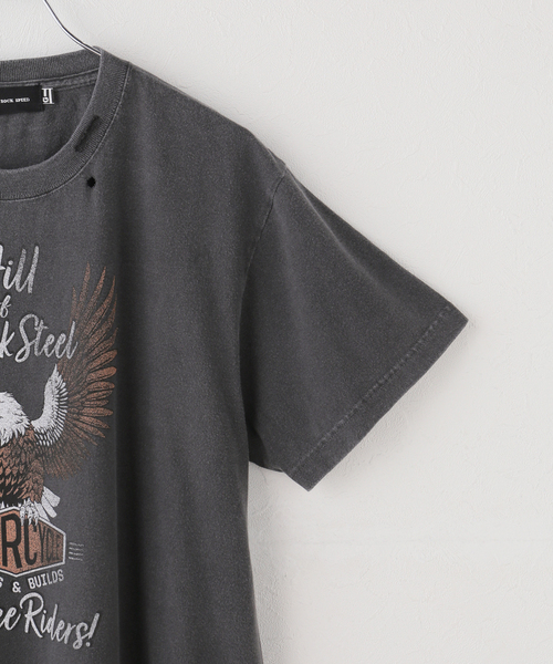 plage(プラージュ)の「EAGLE PRINT TEE(Tシャツ/カットソー・レディース・ベージュ/ブラック・FREE)」の22枚目の写真