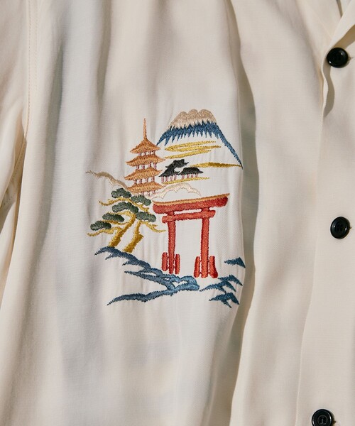 TAILOR TOYO(テーラートウヨウ)の「【TAILOR TOYO/東洋テーラー】SUKA SHIRT JAPAN MAP(シャツ/ブラウス・メンズ・ブラック/グレー/ホワイト・M/L)」の18枚目の写真