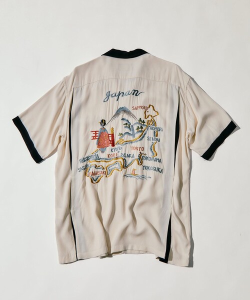 TAILOR TOYO(テーラートウヨウ)の「【TAILOR TOYO/東洋テーラー】SUKA SHIRT JAPAN MAP(シャツ/ブラウス・メンズ・ブラック/グレー/ホワイト・M/L)」の10枚目の写真
