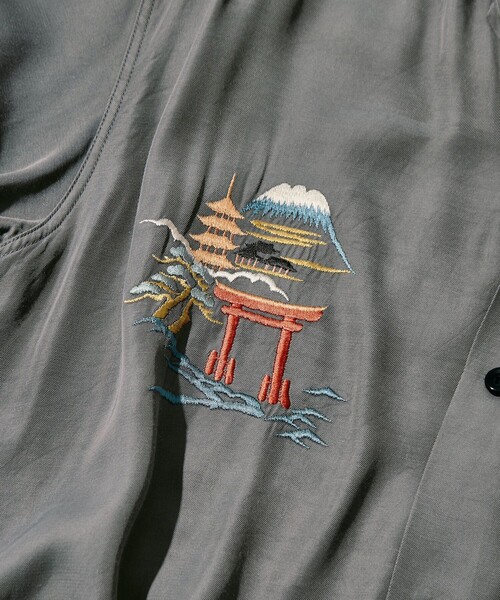 TAILOR TOYO(テーラートウヨウ)の「【TAILOR TOYO/東洋テーラー】SUKA SHIRT JAPAN MAP(シャツ/ブラウス・メンズ・ブラック/グレー/ホワイト・M/L)」の21枚目の写真