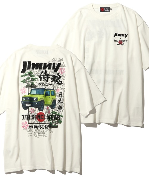 CORPUS SELECT(コーパストーキョー)の「【SEVENTH SENSE WEAR×JIMNY】セブンス センス ウエア×ジムニー コラボ アソート アートワークデザイン半袖Tシャツ(Tシャツ/カットソー・メンズ・ホワイト系3/ブラック系2/ブラック系1/ネイビー系3/ネイビー系2/ネイビー系1/ホワイト系2/ブラック系3/ホワイト系1・M/XL/L)」の2枚目の写真