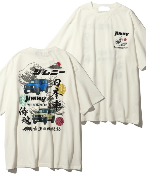 CORPUS SELECT(コーパストーキョー)の「【SEVENTH SENSE WEAR×JIMNY】セブンス センス ウエア×ジムニー コラボ アソート アートワークデザイン半袖Tシャツ(Tシャツ/カットソー・メンズ・ホワイト系3/ブラック系2/ブラック系1/ネイビー系3/ネイビー系2/ネイビー系1/ホワイト系2/ブラック系3/ホワイト系1・M/XL/L)」の3枚目の写真