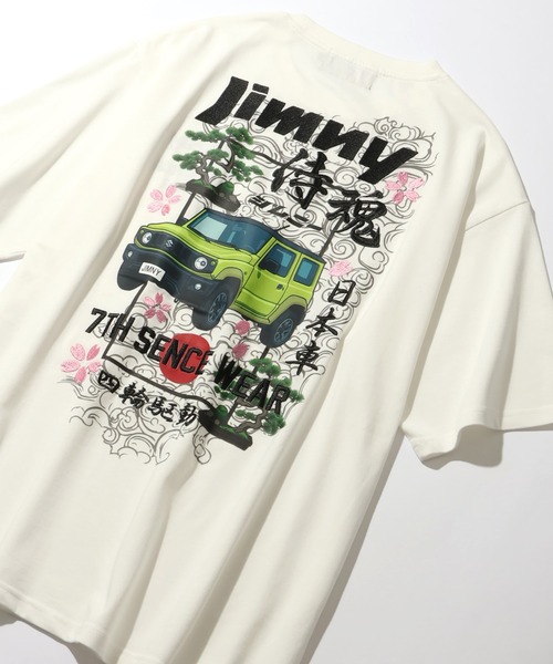 CORPUS SELECT(コーパストーキョー)の「【SEVENTH SENSE WEAR×JIMNY】セブンス センス ウエア×ジムニー コラボ アソート アートワークデザイン半袖Tシャツ(Tシャツ/カットソー・メンズ・ホワイト系3/ブラック系2/ブラック系1/ネイビー系3/ネイビー系2/ネイビー系1/ホワイト系2/ブラック系3/ホワイト系1・M/XL/L)」の19枚目の写真