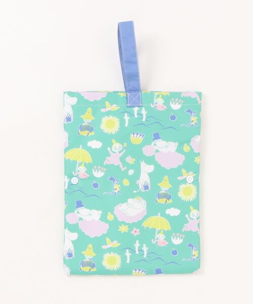 MOOMIN(ムーミン)の「MOOMIN ムーミン 吸水機能付き 2Way折傘バッグ 裏地吸水素材 傘袋 コンパクト 折りたたみ用(エコバッグ/サブバッグ・レディース・グリーン/ミント/ピンク・FREE)」の22枚目の写真