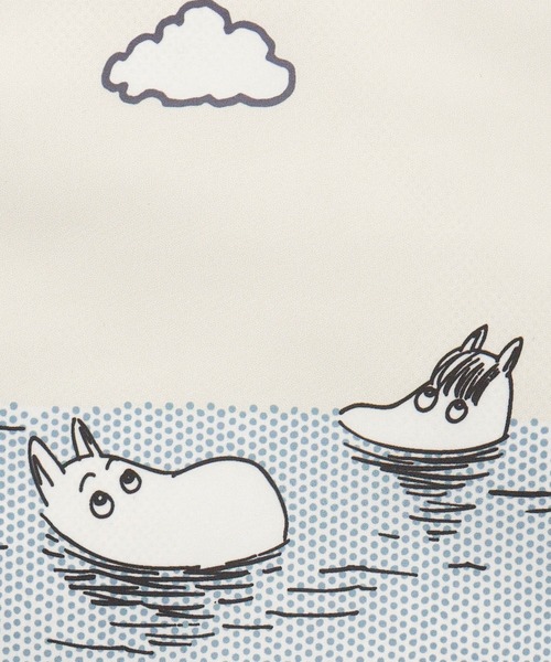 MOOMIN(ムーミン)の「MOOMIN ムーミン 吸水機能付き 2Way折傘バッグ 裏地吸水素材 傘袋 コンパクト 折りたたみ用(エコバッグ/サブバッグ・レディース・グリーン/ミント/ピンク・FREE)」の13枚目の写真