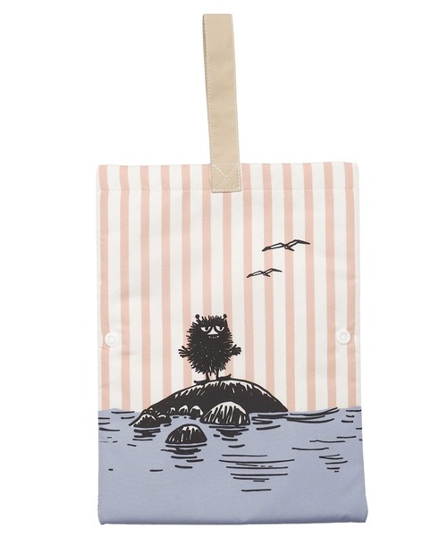 MOOMIN(ムーミン)の「MOOMIN ムーミン 吸水機能付き 2Way折傘バッグ 裏地吸水素材 傘袋 コンパクト 折りたたみ用(エコバッグ/サブバッグ・レディース・グリーン/ミント/ピンク・FREE)」の15枚目の写真