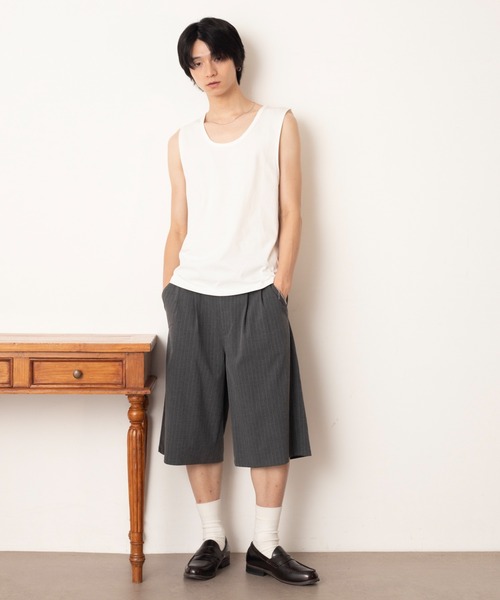 LUCY(ルーシー)の「LUCY/マルチファンクッションタンクトップ(Tシャツ/カットソー・メンズ・ホワイト/ブラック・LARGE/MEDIUM)」の19枚目の写真