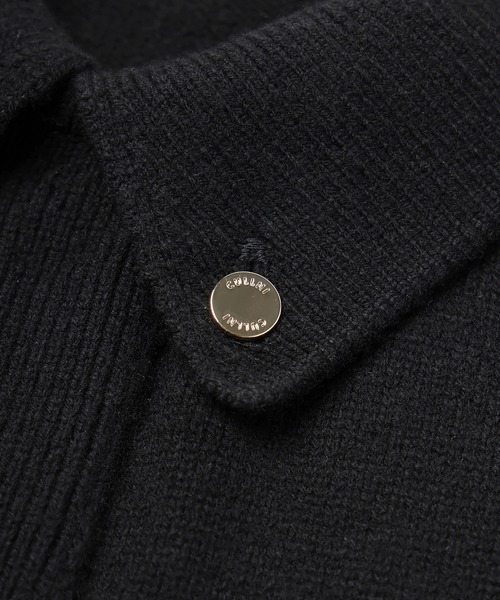 CULLNI(クルニ)の「Super 180s Fine Merino Wool Front Fly Knit Jacket(カーディガン/ボレロ・メンズ・ブラウン/グレー/ライトブルー・1/2)」の14枚目の写真