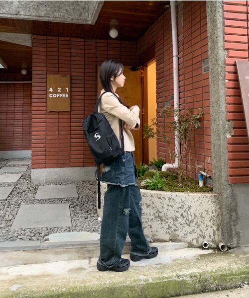 MILLO WOMEN（ミロウーマン）の「レイヤード・デストロイド・ジン [インディゴ]（デニムパンツ・レディース・その他・MEDIUM/SMALL）」の9枚目の写真