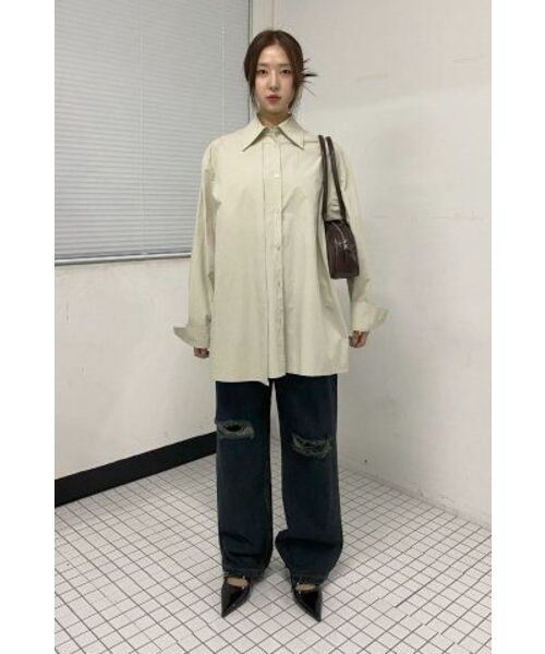 MILLO WOMEN（ミロウーマン）の「レイヤード・デストロイド・ジン [インディゴ]（デニムパンツ・レディース・その他・MEDIUM/SMALL）」の16枚目の写真