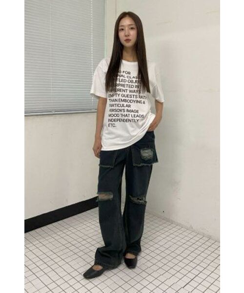 MILLO WOMEN（ミロウーマン）の「レイヤード・デストロイド・ジン [インディゴ]（デニムパンツ・レディース・その他・MEDIUM/SMALL）」の19枚目の写真