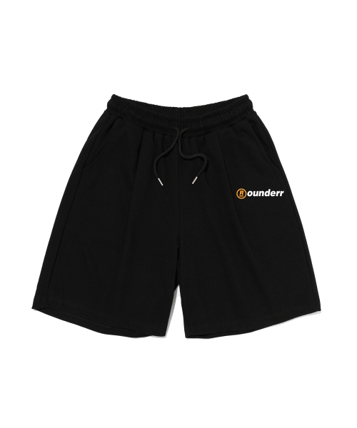 OUNDERR(オアンダーアール)の「MINI レタリングロゴハーフパンツ(ブラック)(その他パンツ・レディース・その他・MEDIUM/LARGE/X-LARGE)」の1枚目の写真