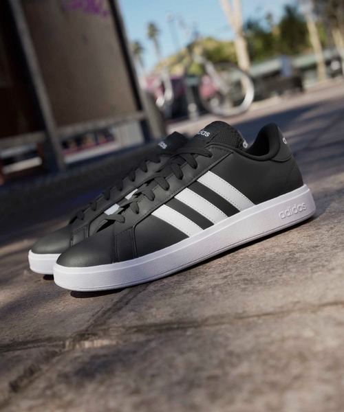 adidas(アディダス)の「グランドコート TD ライフスタイル コート カジュアル / GrandCourt TD Lifestyle Court Casual / アディダス adidas(スニーカー・メンズ・ブラック×ホワイト・23.5cm/24.0cm/24.5cm/25.0cm/25.5cm/26.0cm/26.5cm/27.0cm/27.5cm/28.0cm/28.5cm/29.0cm)」の13枚目の写真