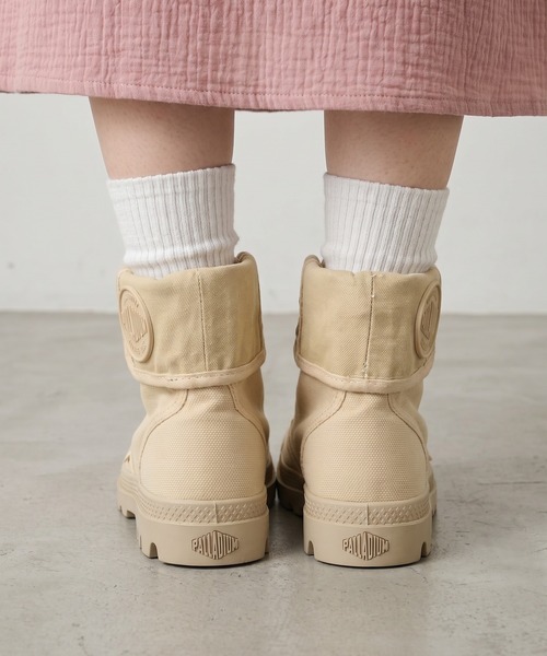 PALLADIUM(パラディウム)の「BAGGY ハイカットスニーカー(スニーカー・メンズ・グレー/ベージュ系・25cm/23.5cm/24.5cm/24cm/22.5cm/23cm)」の11枚目の写真