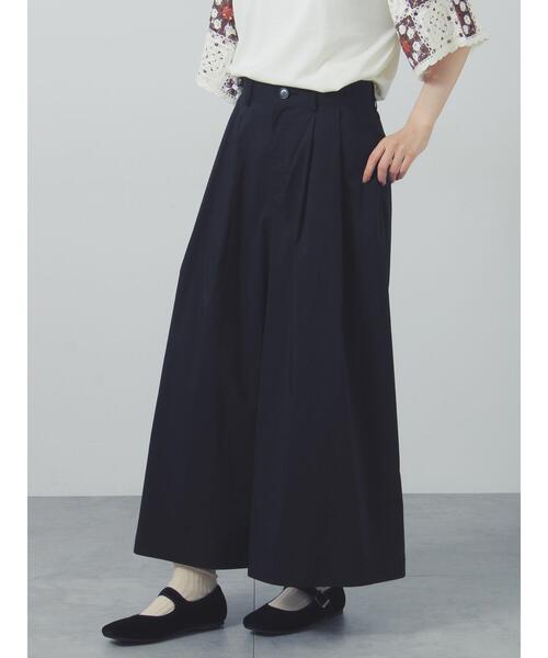Samansa Mos2(サマンサ モスモス)の「ストレッチタックキュロットパンツ(その他パンツ・レディース・ブラウン/ブラック/ベージュ・F)」の12枚目の写真