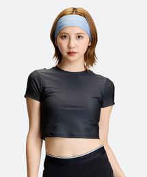 UAヒートギア クロップ ショートスリーブ Tシャツ（トレーニング/レディース）
