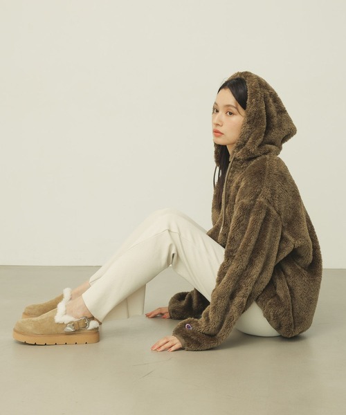 BAYFLOW(ベイフロー)の「2WAYファークロッグ(その他シューズ・レディース・ベージュ/ブラック・MEDIUM/LARGE)」の7枚目の写真
