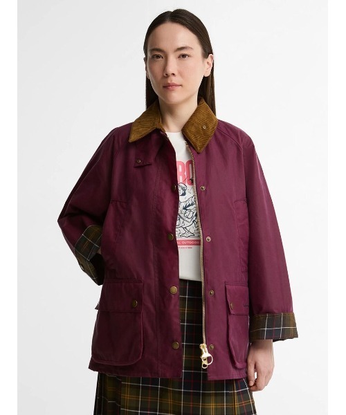 Barbour（バブアー）の「【BEDALE / ビデイル】ワックス ジャケット オーバーサイズ フィット（レディース）（ブルゾン・レディース・ベージュ/レッド/オリーブ・6/8/10）」の3枚目の写真