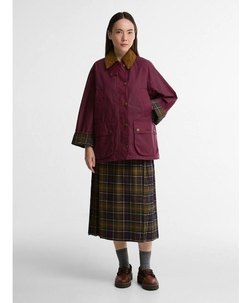 Barbour（バブアー）の「【BEDALE / ビデイル】ワックス ジャケット オーバーサイズ フィット（レディース）（ブルゾン・レディース・ベージュ/レッド/オリーブ・6/8/10）」の4枚目の写真