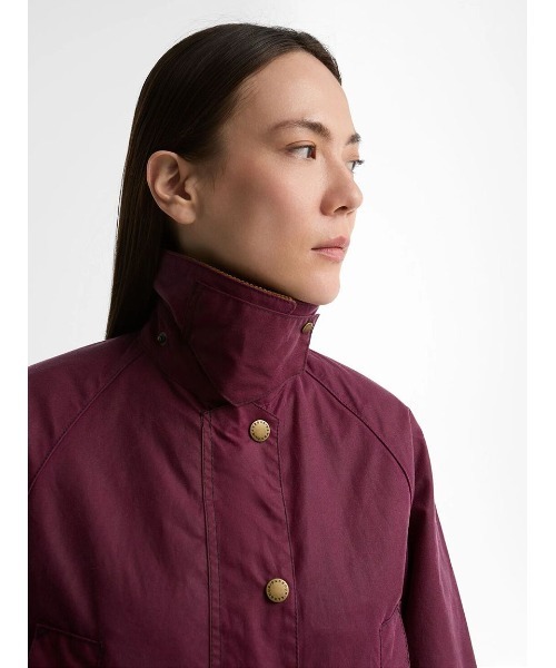 Barbour（バブアー）の「【BEDALE / ビデイル】ワックス ジャケット オーバーサイズ フィット（レディース）（ブルゾン・レディース・ベージュ/レッド/オリーブ・6/8/10）」の8枚目の写真
