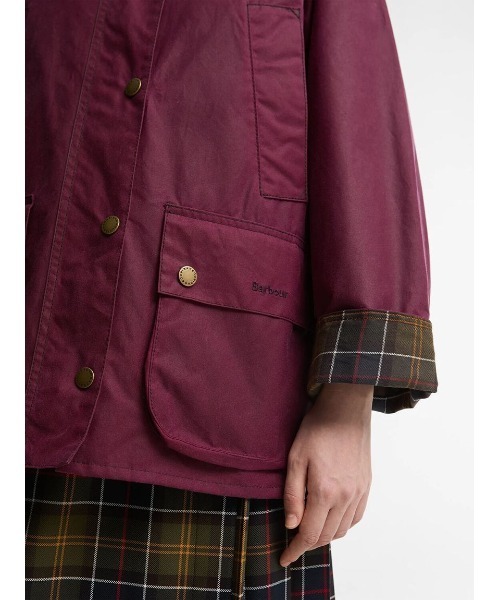 Barbour（バブアー）の「【BEDALE / ビデイル】ワックス ジャケット オーバーサイズ フィット（レディース）（ブルゾン・レディース・ベージュ/レッド/オリーブ・6/8/10）」の9枚目の写真