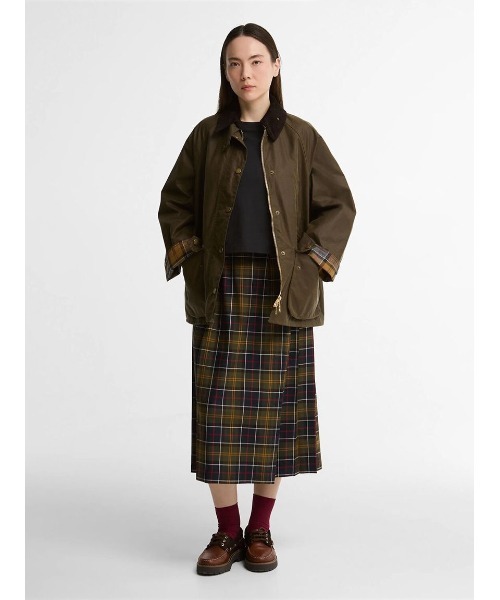 Barbour（バブアー）の「【BEDALE / ビデイル】ワックス ジャケット オーバーサイズ フィット（レディース）（ブルゾン・レディース・ベージュ/レッド/オリーブ・6/8/10）」の10枚目の写真