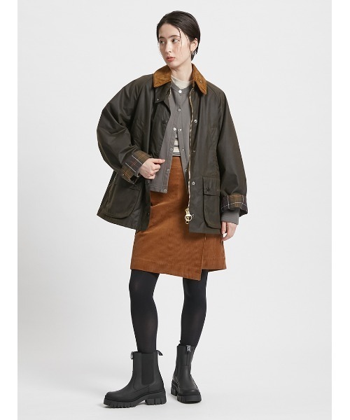 Barbour（バブアー）の「【BEDALE / ビデイル】ワックス ジャケット オーバーサイズ フィット（レディース）（ブルゾン・レディース・ベージュ/レッド/オリーブ・6/8/10）」の16枚目の写真