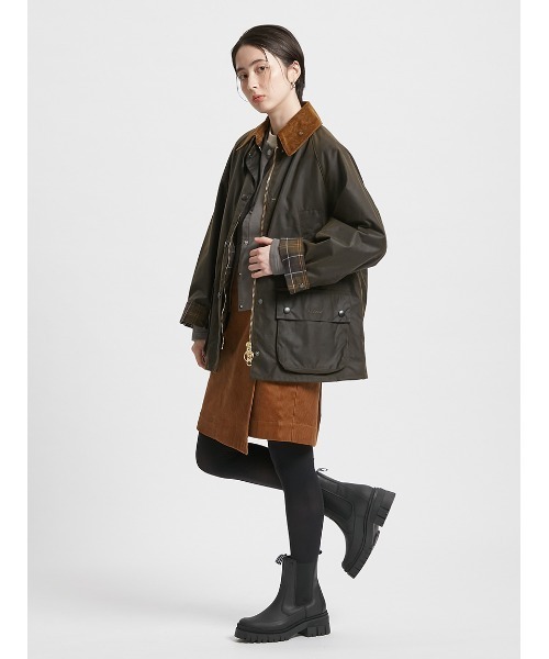 Barbour（バブアー）の「【BEDALE / ビデイル】ワックス ジャケット オーバーサイズ フィット（レディース）（ブルゾン・レディース・ベージュ/レッド/オリーブ・6/8/10）」の17枚目の写真