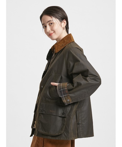 Barbour（バブアー）の「【BEDALE / ビデイル】ワックス ジャケット オーバーサイズ フィット（レディース）（ブルゾン・レディース・ベージュ/レッド/オリーブ・6/8/10）」の20枚目の写真