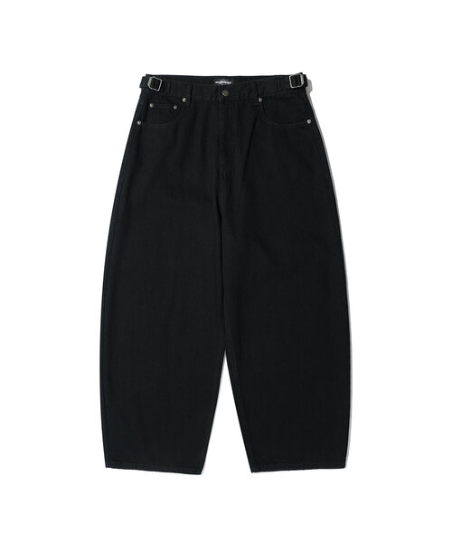 NICE GHOST CLUB(ナイスゴーストクラブ)の「3STAR CURVED JEANS ブラック(NG2GFUPA12A)(デニムパンツ・レディース・ブラック・X-SMALL/SMALL/MEDIUM/LARGE)」の1枚目の写真