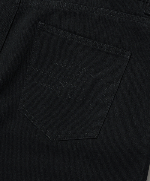 NICE GHOST CLUB(ナイスゴーストクラブ)の「3STAR CURVED JEANS ブラック(NG2GFUPA12A)(デニムパンツ・レディース・ブラック・X-SMALL/SMALL/MEDIUM/LARGE)」の7枚目の写真
