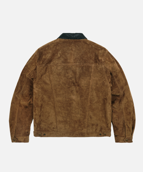 FRIZMWORKS(フリズムワークス)の「SUEDE STORM TRUCKER JACKET _ WHISKEY(ライダースジャケット・メンズ・その他・SMALL/MEDIUM/LARGE/X-LARGE)」の3枚目の写真