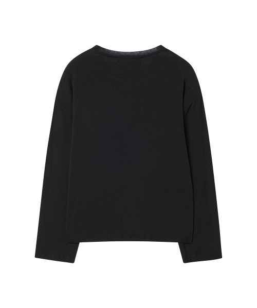 Beyond Closet（-）の「[コレクションライン] ソフトウールロングスリーブブラック（Tシャツ/カットソー・メンズ・その他・MEDIUM/LARGE）」の3枚目の写真