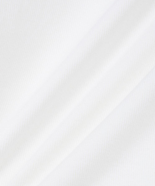 TNGT(ティーエヌジーティー)の「Ribbed Slim Fit Henley Neck Long Sleeve (Ivory) TNTS6F102IV(Tシャツ/カットソー・メンズ・その他・100/105/110/95)」の2枚目の写真