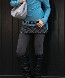 Check Mini Skirt (black/grey)