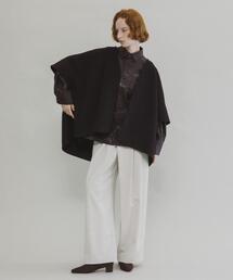LAATO | rever poncho coat(ポンチョ)