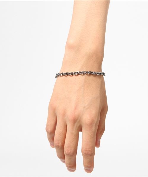 AMERICAN RAG CIE（アメリカンラグシー）の「モチーフ 石 チェーン ブレスレット（ブレスレット・メンズ・シルバー・FREE）」の4枚目の写真