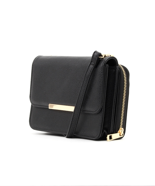 NATURAL BEAUTY BASIC（ナチュラルビューティーベーシック）の「マルチウォレットショルダーバッグ（ショルダーバッグ・レディース・ベージュ/イエロー/ボルドー/ブラック・ﾌﾘ-）」の5枚目の写真