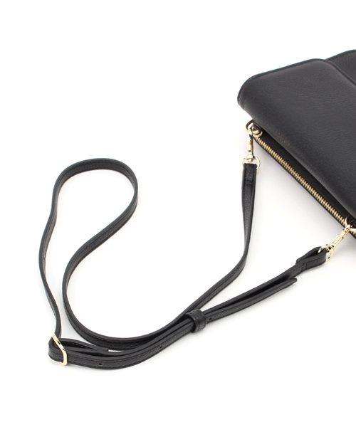 NATURAL BEAUTY BASIC（ナチュラルビューティーベーシック）の「マルチウォレットショルダーバッグ（ショルダーバッグ・レディース・ベージュ/イエロー/ボルドー/ブラック・ﾌﾘ-）」の7枚目の写真