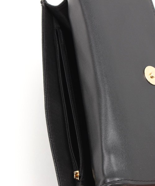 NATURAL BEAUTY BASIC（ナチュラルビューティーベーシック）の「マルチウォレットショルダーバッグ（ショルダーバッグ・レディース・ベージュ/イエロー/ボルドー/ブラック・ﾌﾘ-）」の15枚目の写真