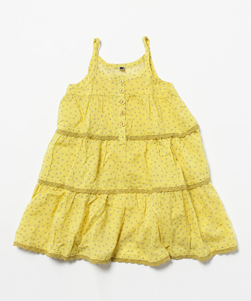 RUGGEDWORKS(ラゲッドワークス)の「ドット柄サマードレス(ワンピース・キッズ・ブルー/イエロー/ライトグリーン・90cm/100cm/130cm/140cm/110cm/120cm/80cm)」の3枚目の写真